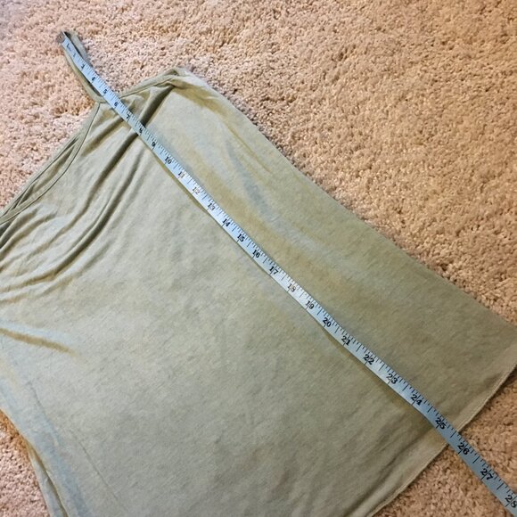 Heathered Sage Green Strappy Cami Tank Top - Picture 8 of 8